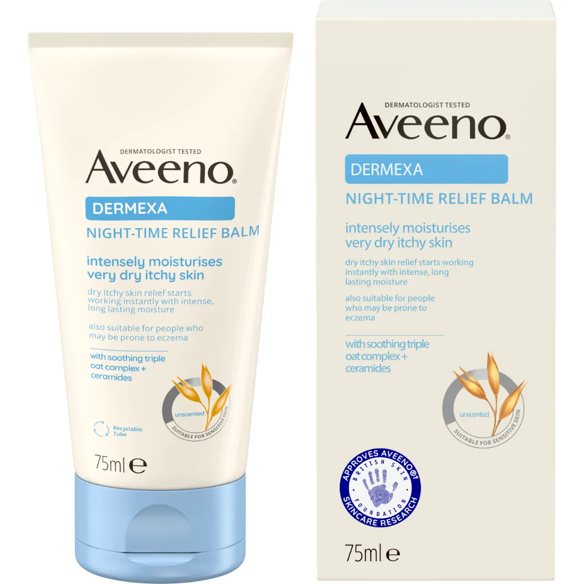 Aveeno Dermexa Night Relief Balm 75 ml