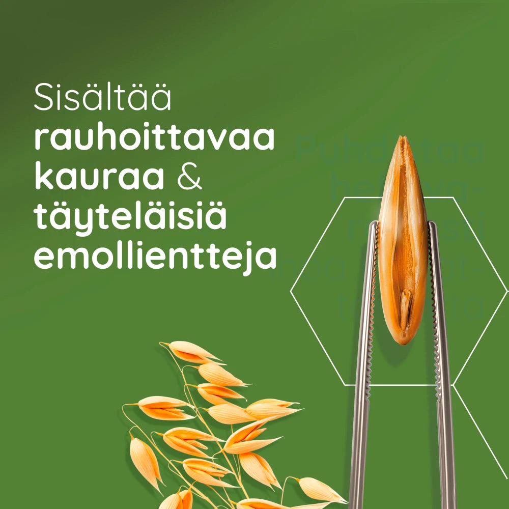 AVEENO Daily Moisturising Body Lotion kosteusvoide sisältää rauhoittavaa kauraa