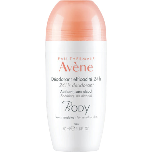 AVENE 24h deodorantti 50 ml rauhoittava, herkälle iholle