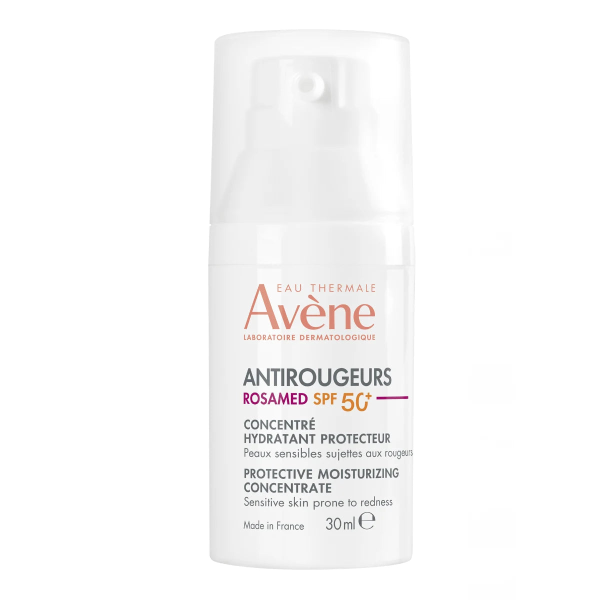Avene Antirougeurs Rosamed SPF50+ 30 ml – Rauhoittava ja suojaava hoitovoide herkälle ja punoittavalle iholle