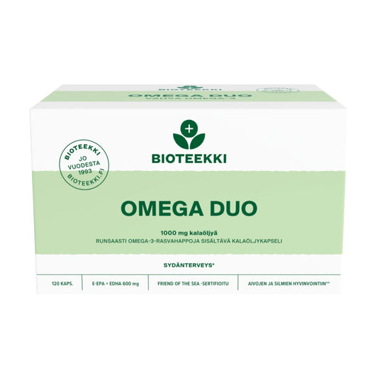 BIOTEEKIN Omega Duo kalaöljykapseli 120 kpl