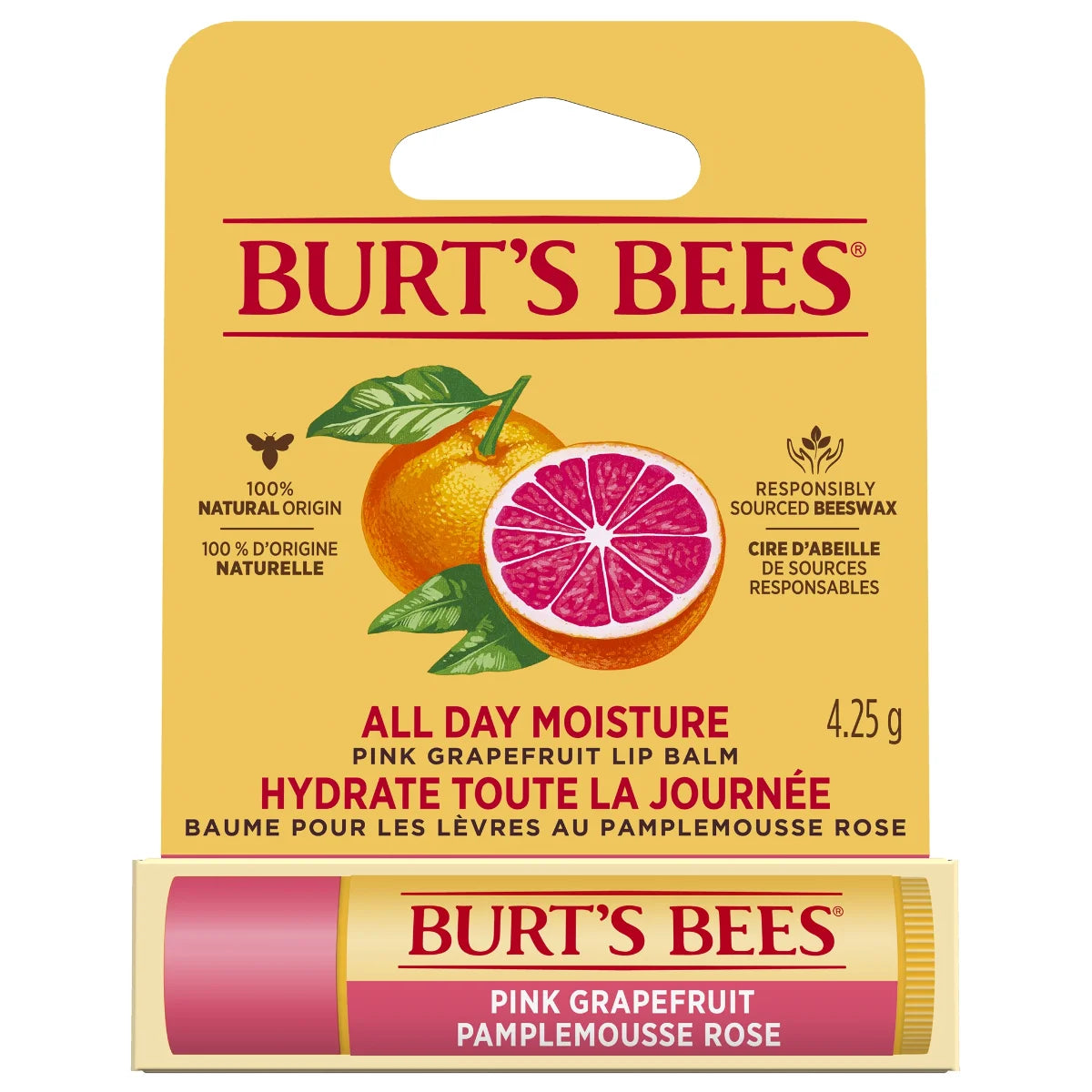 BURTS Bees Lip Balm Pink Grapefruit huulivoide 4,25 g