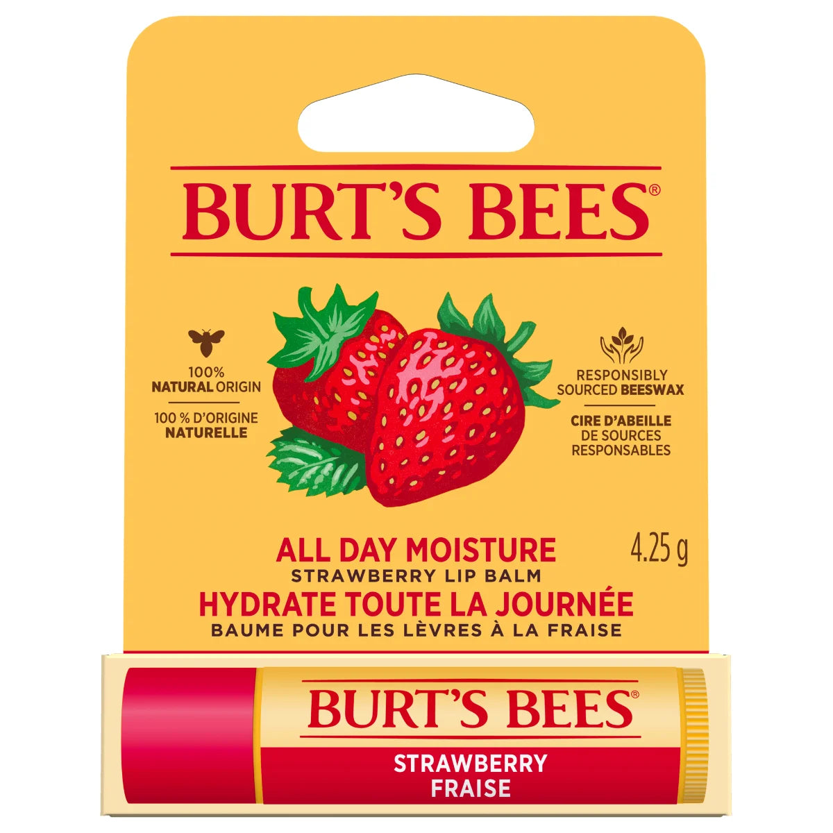 BURTS Bees Lip Balm Strawberry huulivoide 4,25 g