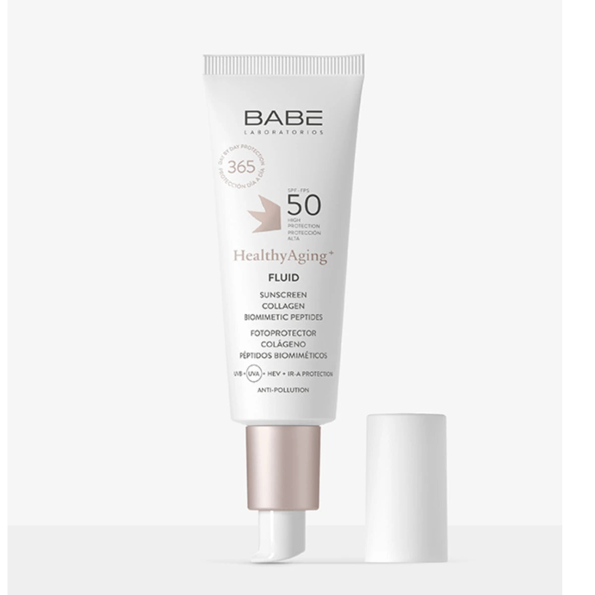 Babé HealthyAging+ Fluid Sunscreen SPF50 40 ml pumppupullossa