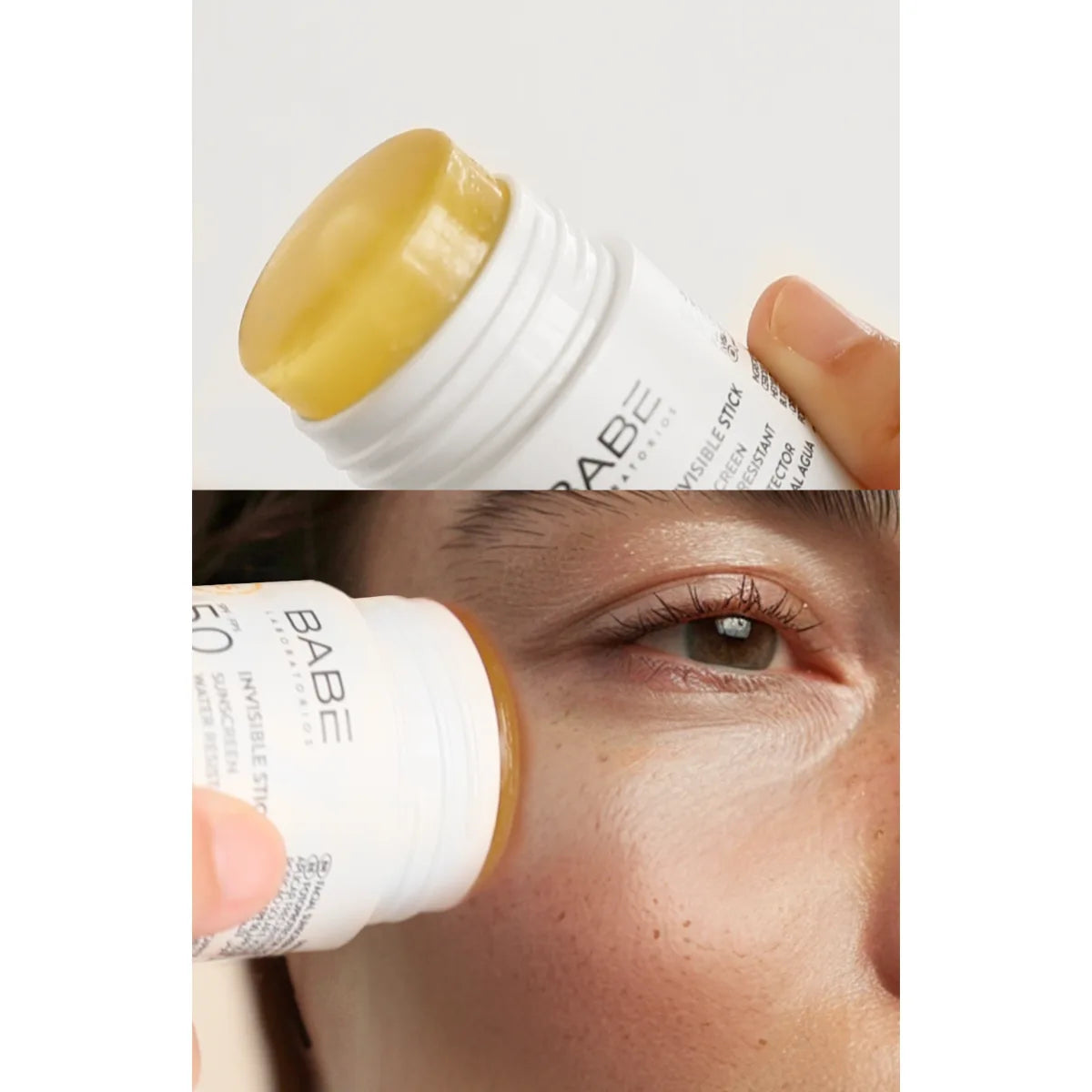 Babé Invisible Transparent Stick Sunscreen SPF50 30 g herkillä ihoalueille