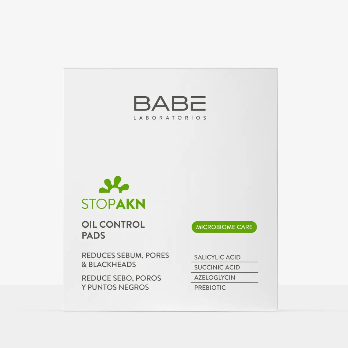 BABÉ STOP AKN Oil Control Pads -kasvovesilaput 60 kpl – tasapainottavat rasvoittuvaa ja epäpuhdasta ihoa