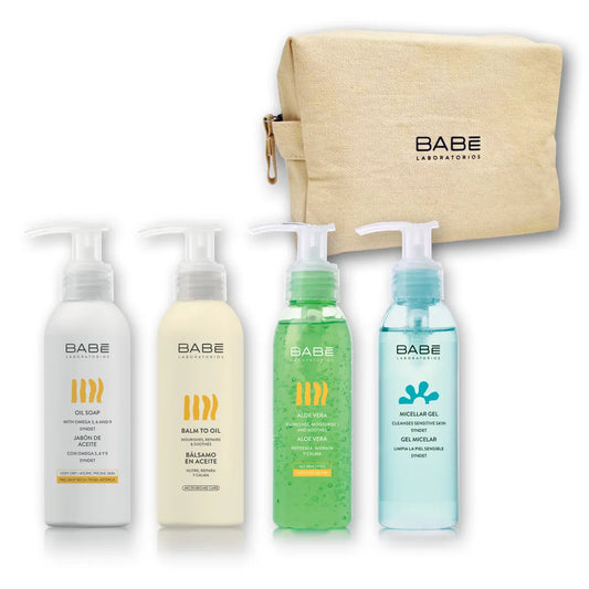 BABE Matkapakkaus 4 kpl ihonhoitotuotteita