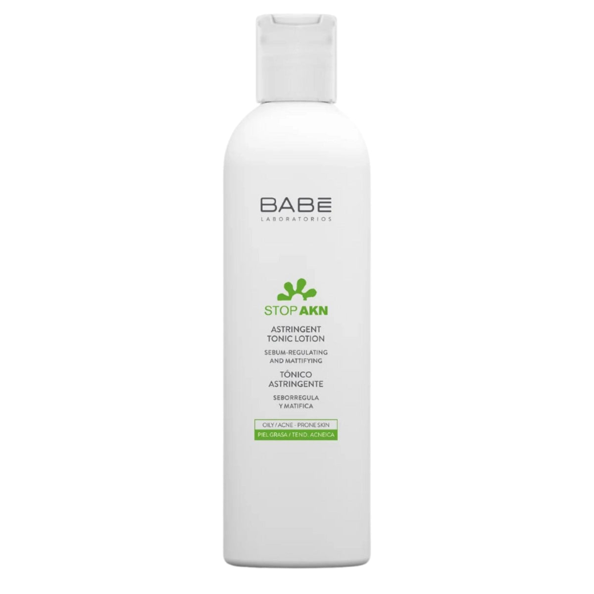 Babe Stop Akn Repairing Astringent Tonic Lotion 250 ml kasvovesi rasvoittuvalle tai akneen taipuvaiselle iholle