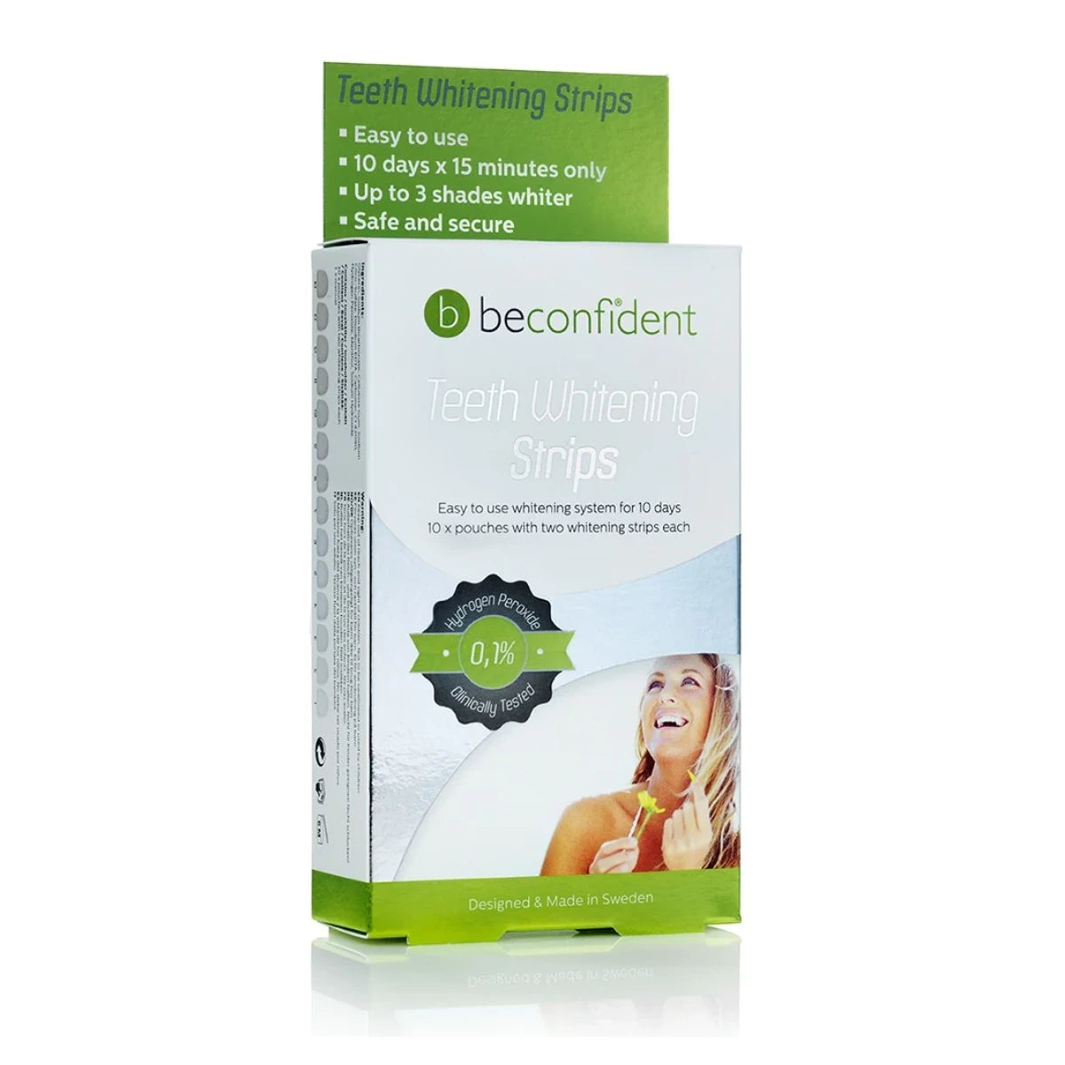 BECONFIDENT Teeth Whitening Strips X3 2x10 kpl