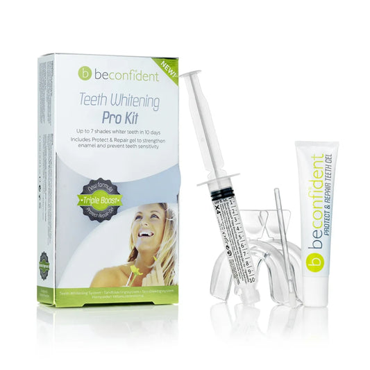 Beconfident Teeth whitening x4 Pro kit valkaisusetti