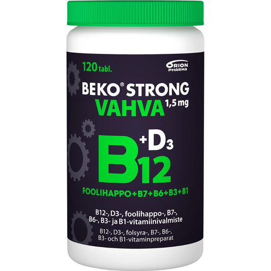 BEKO Strong B12 Vahva 1,5 mg nieltävä tabletti