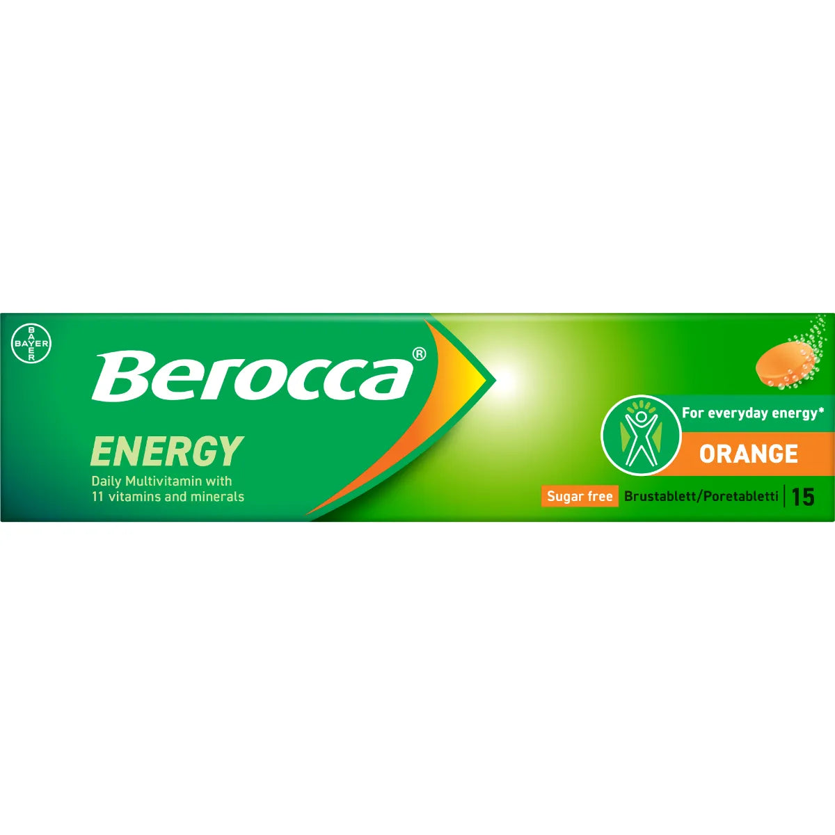 BEROCCA Energy Orange poretabletti 15 kpl