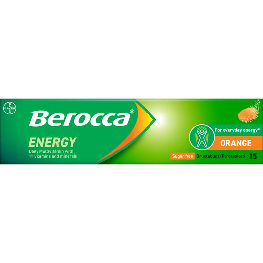 BEROCCA Energy Orange poretabletti 15 kpl