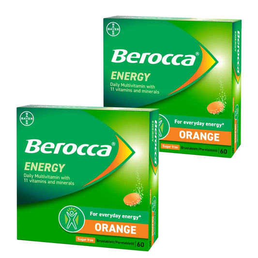 BEROCCA Energy Orange poretabletti 2x60 kpl
