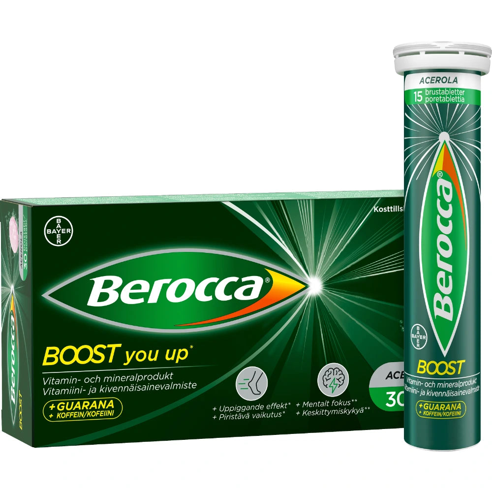 BEROCCA Boost poretabletti 30 kpl vitamiini- ja kivennäisainevalmiste