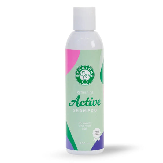 BerryOMG® Refreshing Active Shampoo 200 ml – Syväpuhdistava shampoo aktiivisille koirille
