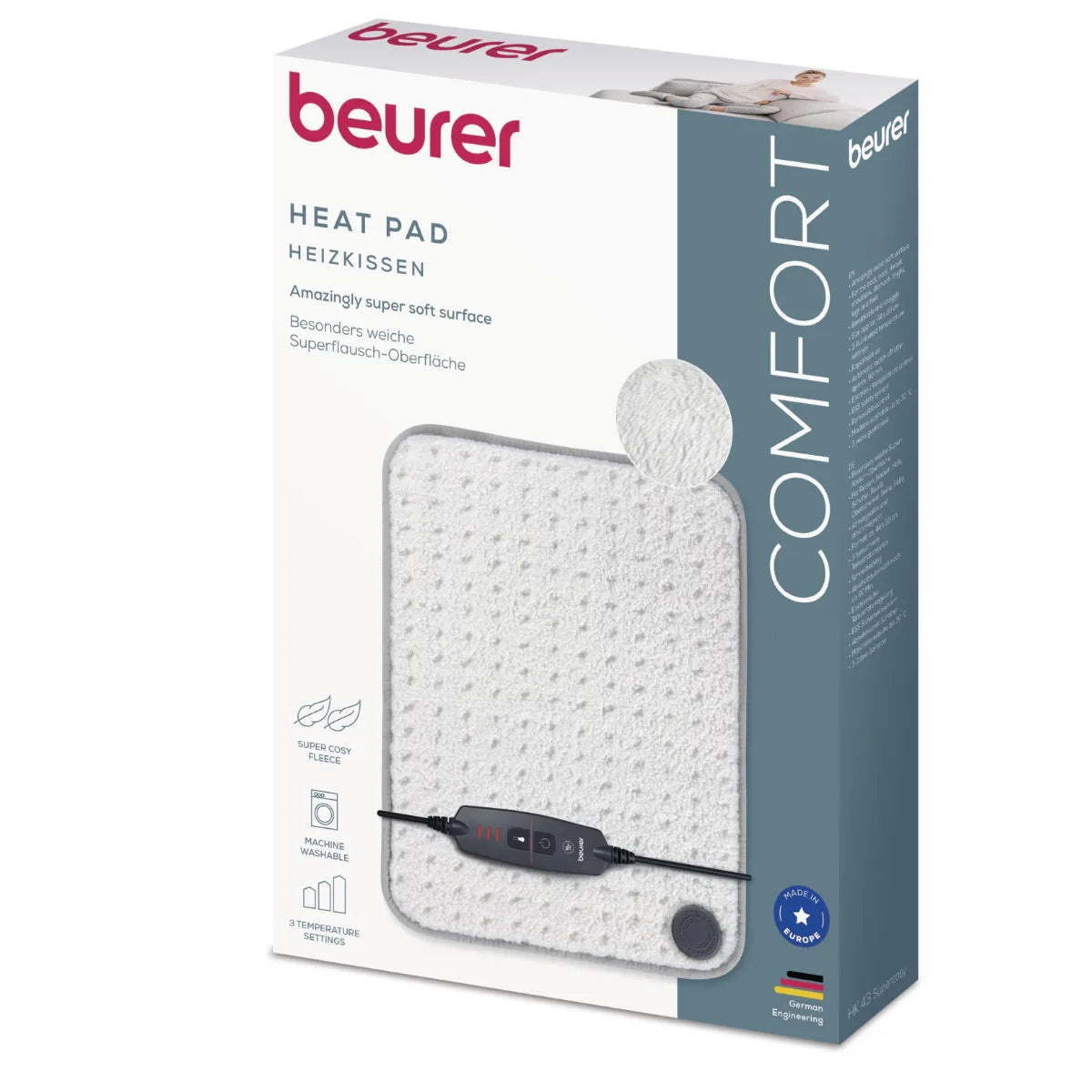 Beurer HK43 Supercosy Lämpötyyny 1 kpl konespestävä