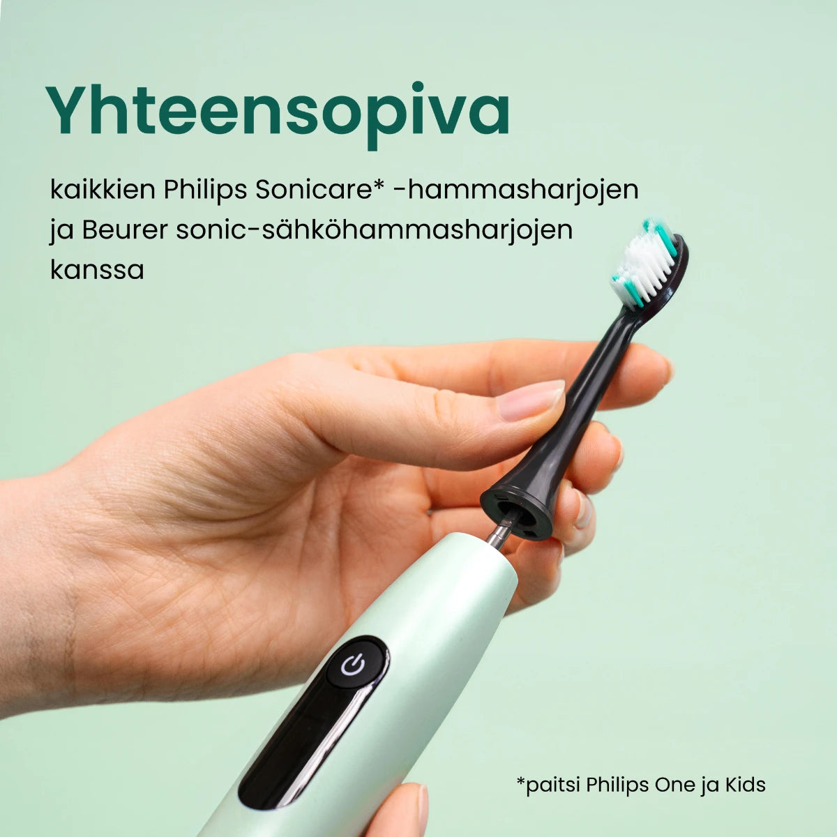 Beurer SC Classic Clean vaihtoharja on yhteensopiva myös Philips Sonicaren kanssa