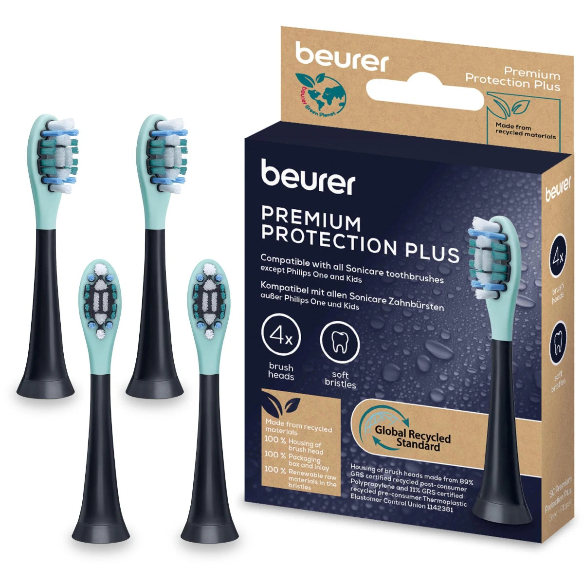 Beurer SC Protection Plus vaihtoharjat 4 kpl