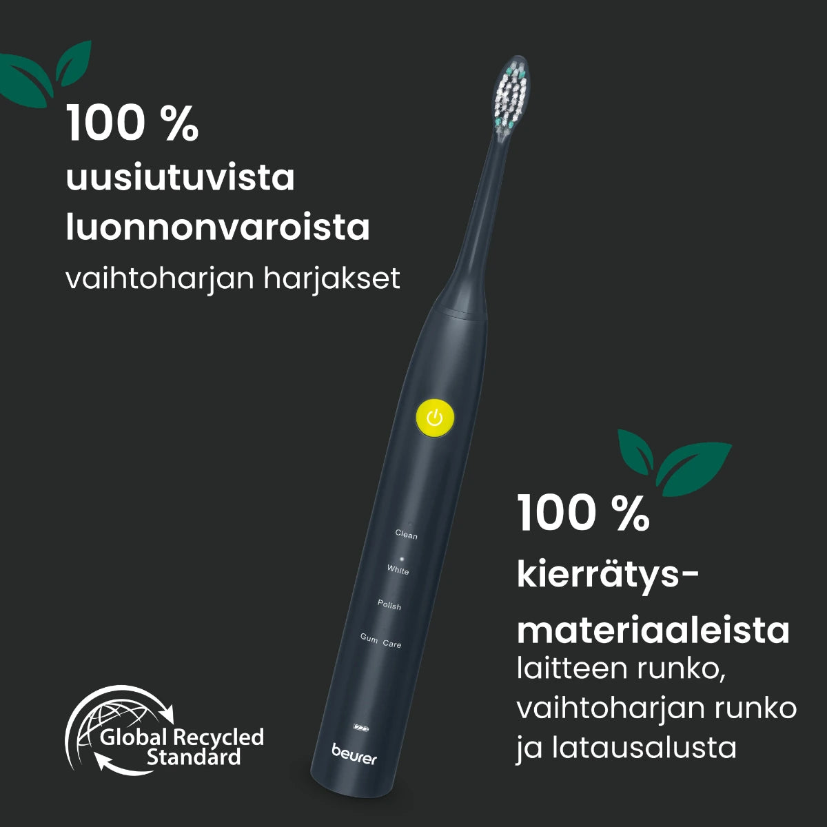 Beurer SC30 Sonic-sähköhammasharja on ekologinen vaihtoehto