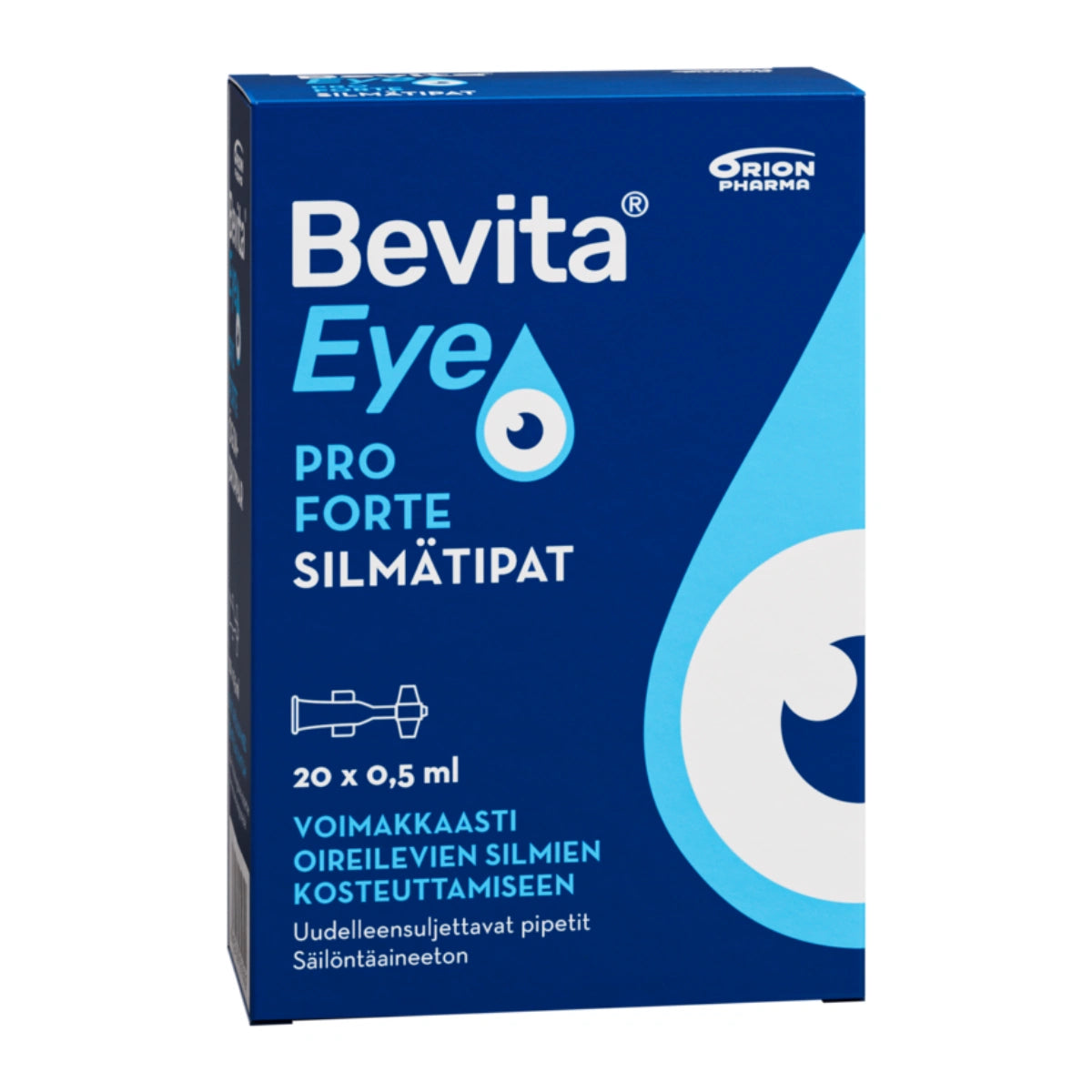 BEVITA Eye Pro Forte silmätippa pipetti 20x0,5 ml