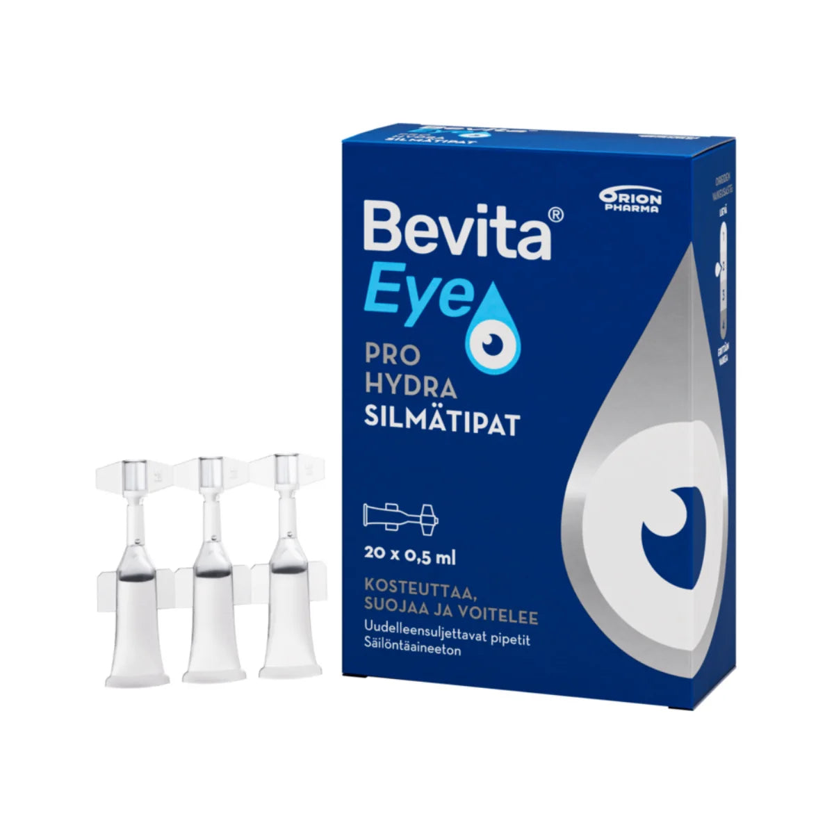 Bevita Eye Pro Hydra Silmätipat 20 x 0,5 ml silmätipat pipetissä