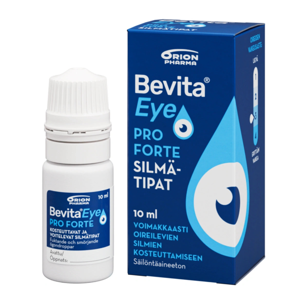 BEVITA Eye Pro Forte silmätippa pullo, voimakkaasti oireilevien silmien kosteuttamiseen