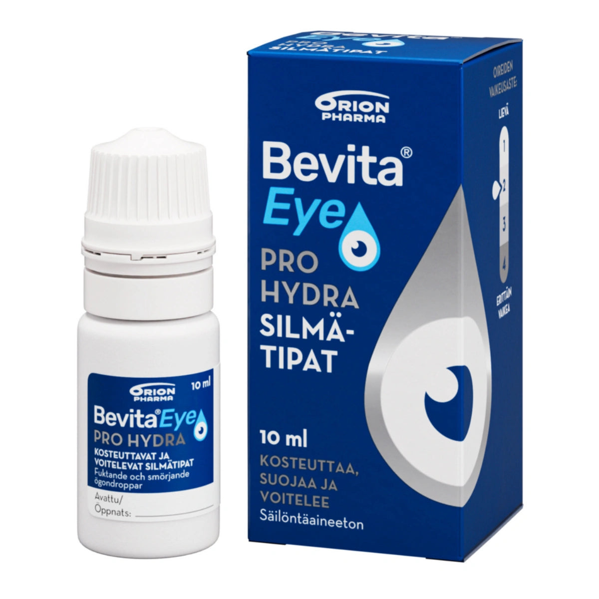 Bevita Eye Pro Hydra Silmätipat kosteuttaa, suojaa, voitelee kuivia silmiä