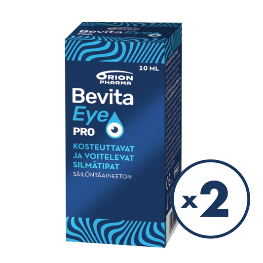 Bevita Eye Pro silmätipat 2x10 ml kosteuttavat ja voitelevat tipat