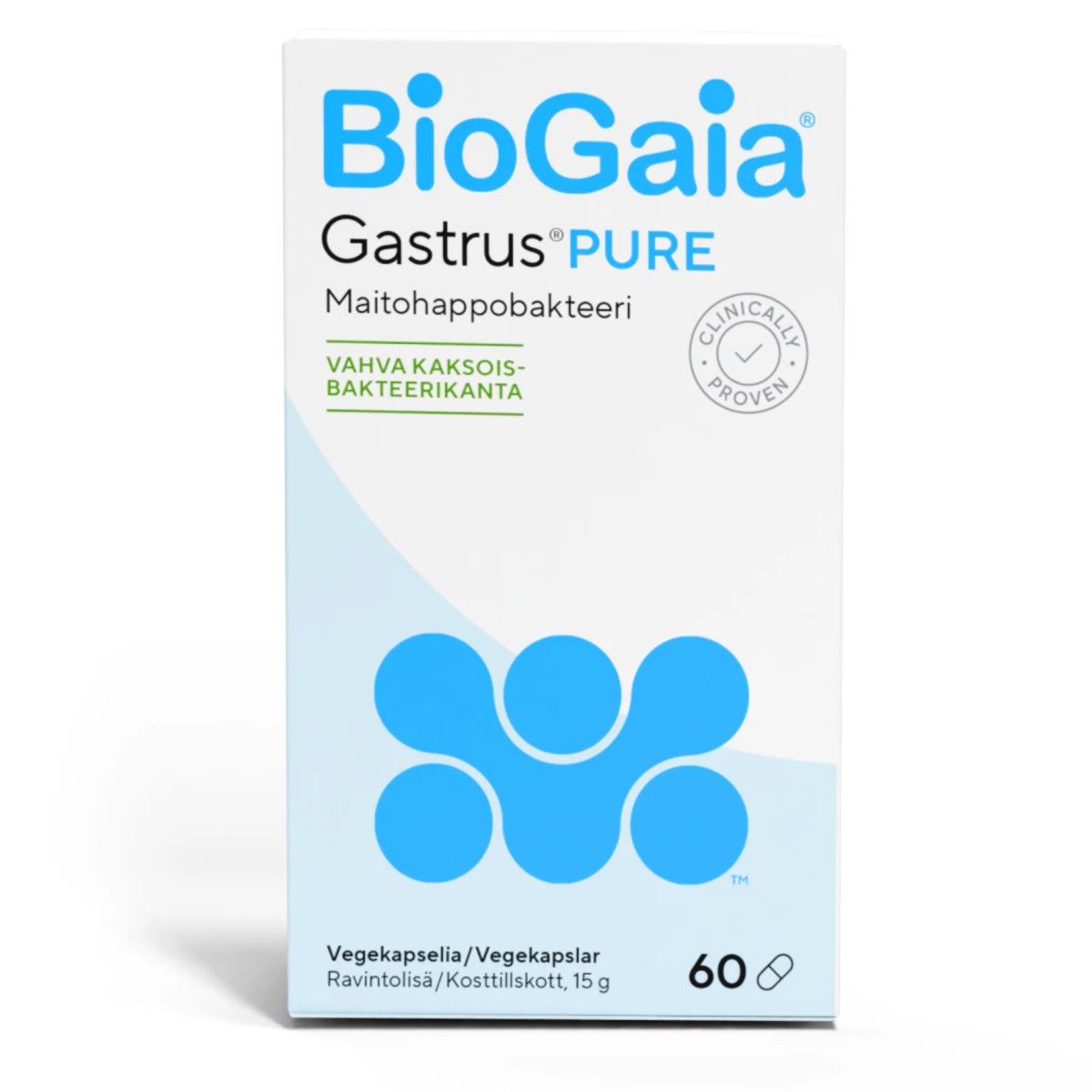 BioGaia Gastrus PURE kapseli – vegaaninen