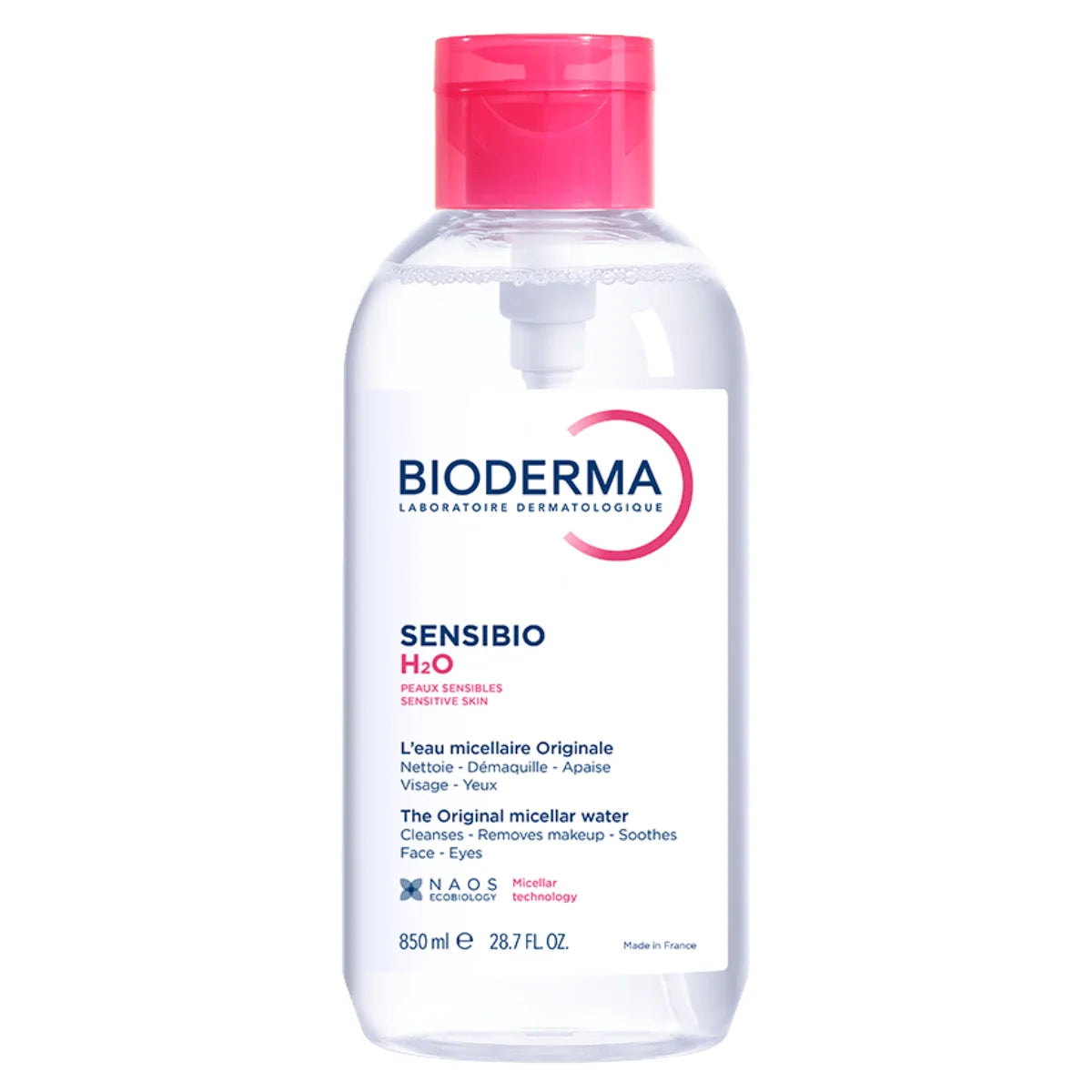 Bioderma Sensibio H2O Micellar Water pump 850 ml