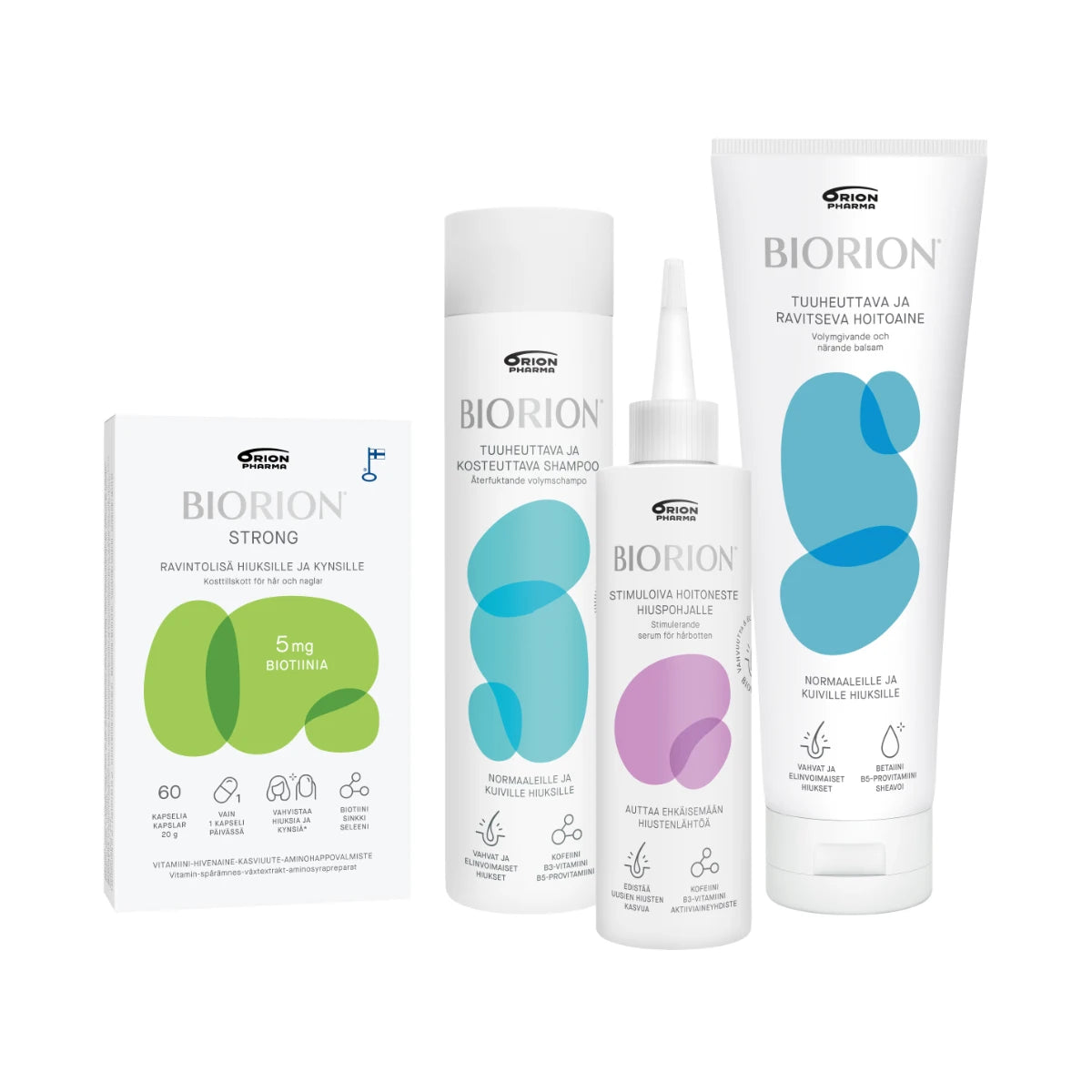 Biorion-sarjan perustuotteet