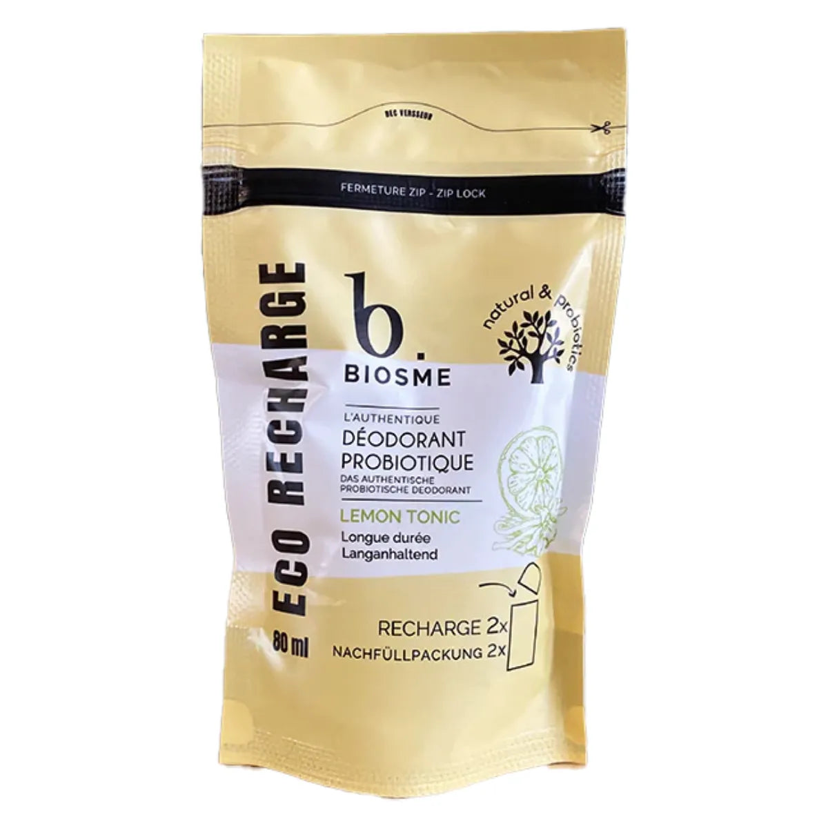 Biosme deo Lemon Tonic refill 80 ml