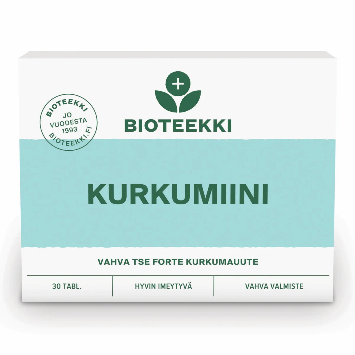 BIOTEEKKI Kurkumiini tabletti 30 kpl