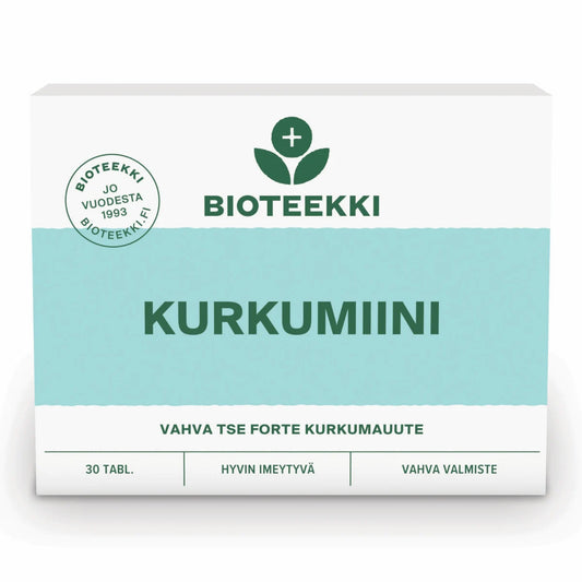 BIOTEEKKI Kurkumiini tabletti 30 kpl