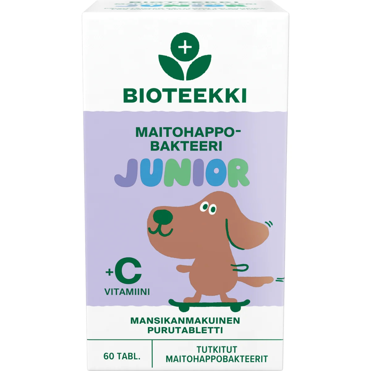 Bioteekki Maitohappobakteeri Junior 60 tabl maitohappobakteerivalmiste lapsille