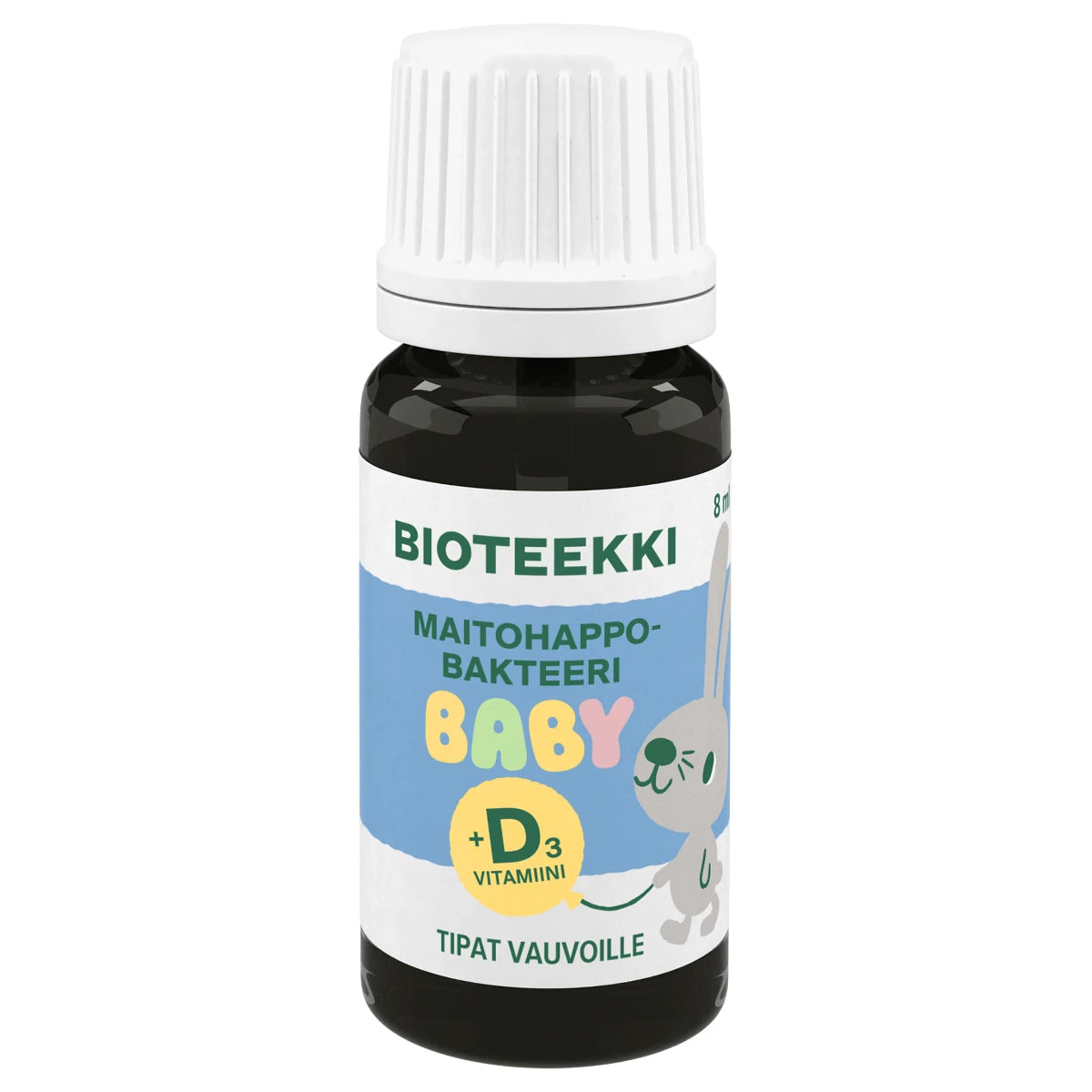 Bioteekki Maitohappobakteeri Baby + D3 Tipat 8 ml