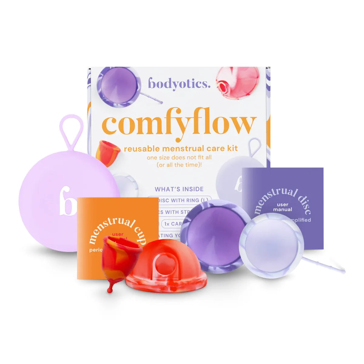 Bodyotics Comfyflow kuukautistenhoitosetti 4 kpl