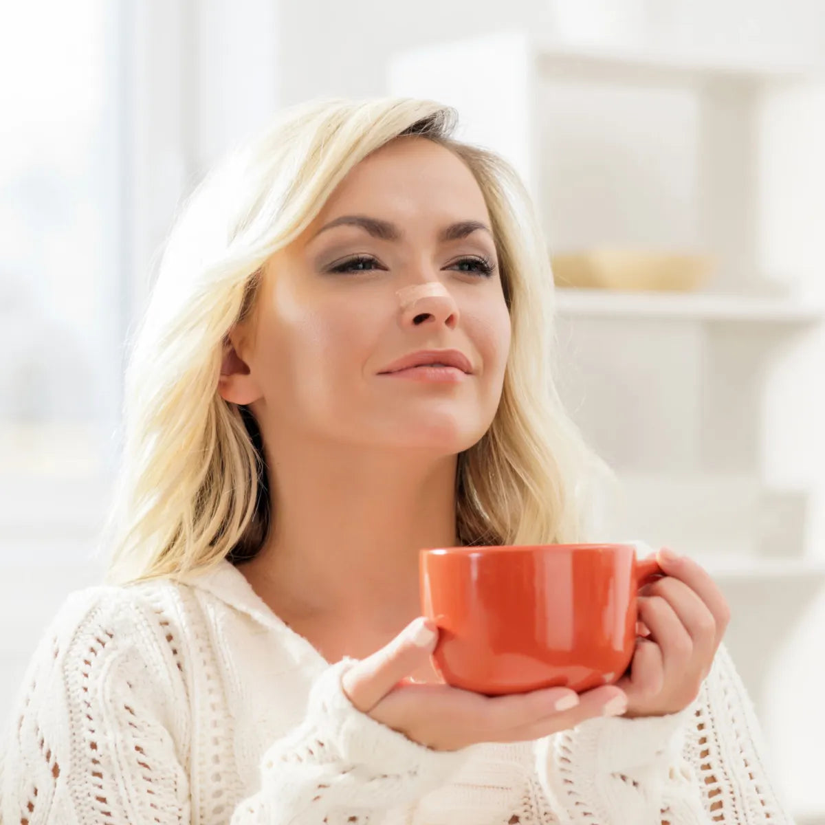 BREATHE Right Beige nenäteippi ihonvärinen, huomaamaton