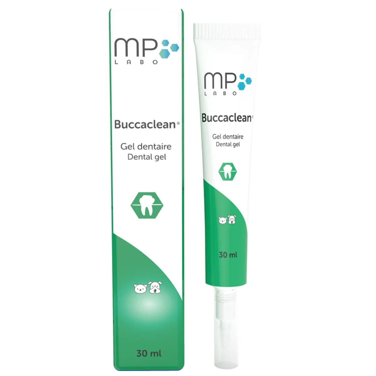 Buccaclean hammasgeeli 30 ml – lihanmakuinen hammasgeeli koirille ja kissoille