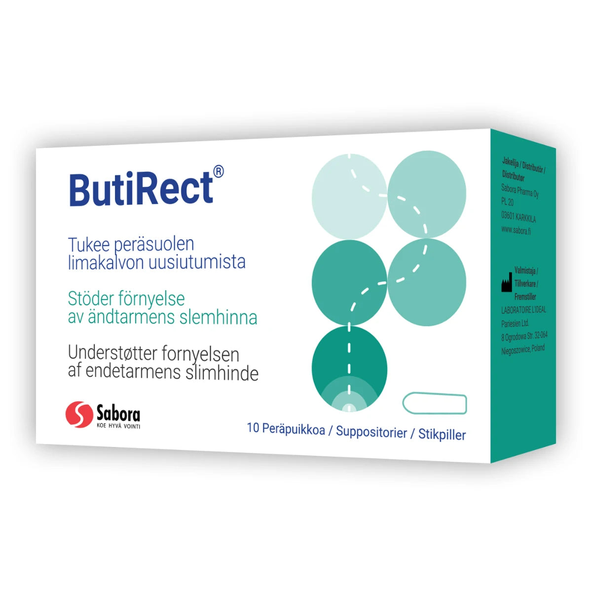 ButiRect peräpuikko 10 kpl