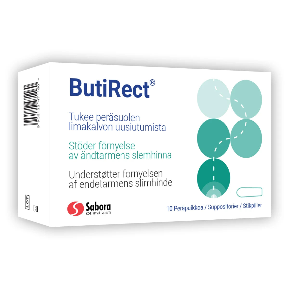 ButiRect® peräpuikko peräsuolen vaivoihin