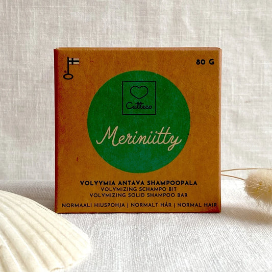 CATTECO Meriniitty shampoo 80 g volyyymia antava shampoopala