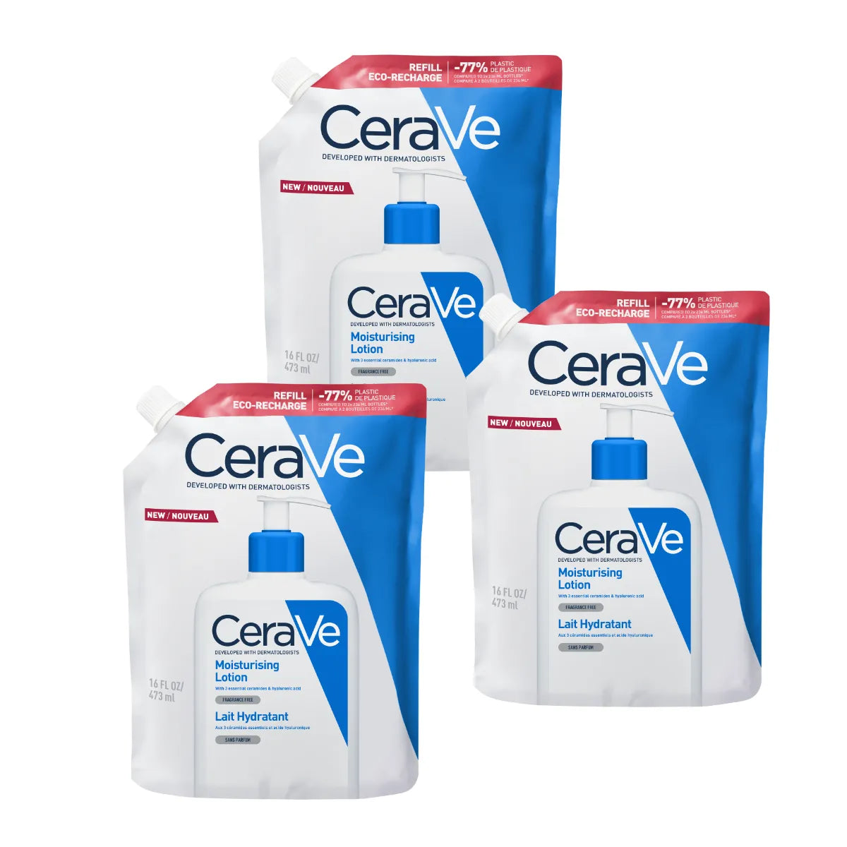 CeraVe Moisturising Lotion täyttöpakkaus 3x473 ml