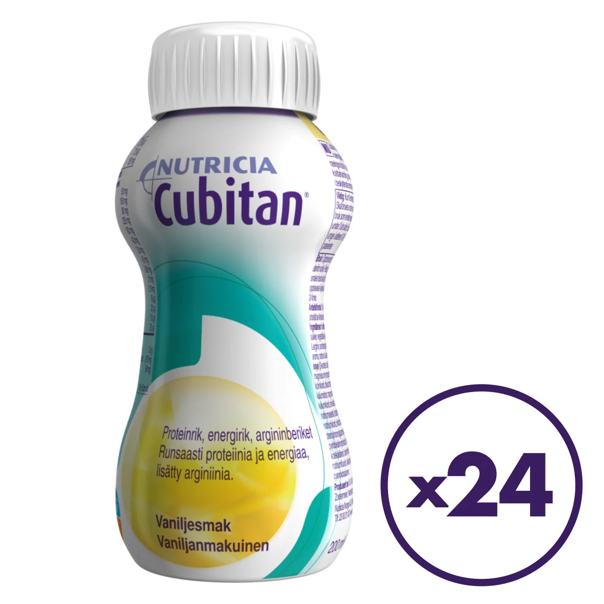 Cubitan Vanilja – Tehokas tuki haavan paranemiseen, 24 pulloa edullisemmin