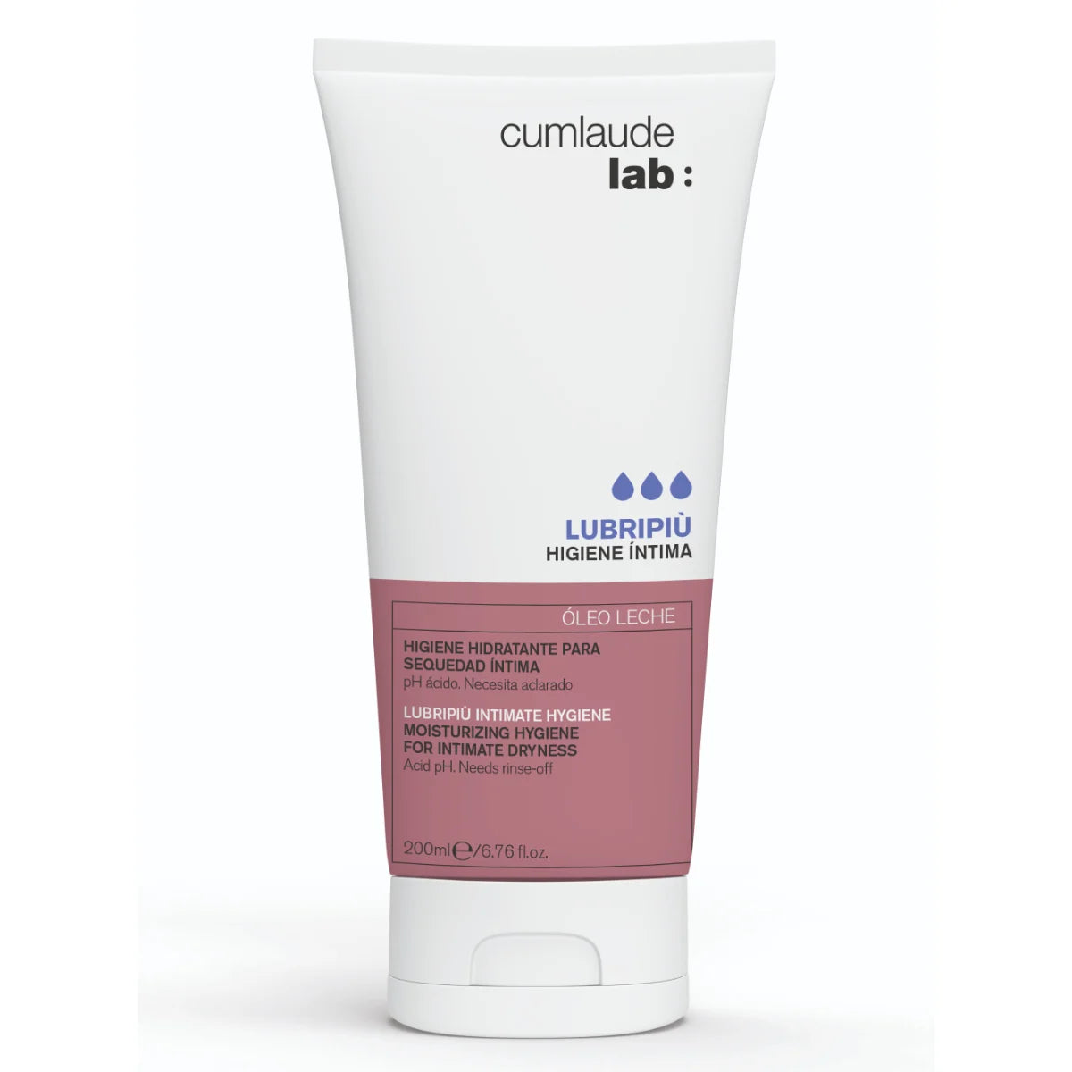 CumLaude Lab Lubripiù Milk Oil Intimate Hygiene intiimipesuvoide 200 ml