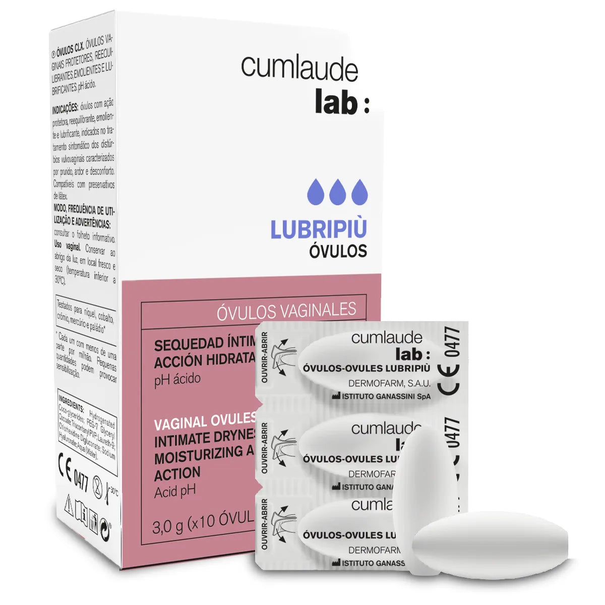 CumLaude Lab Lubripiù emätinpuikot 10x3 g