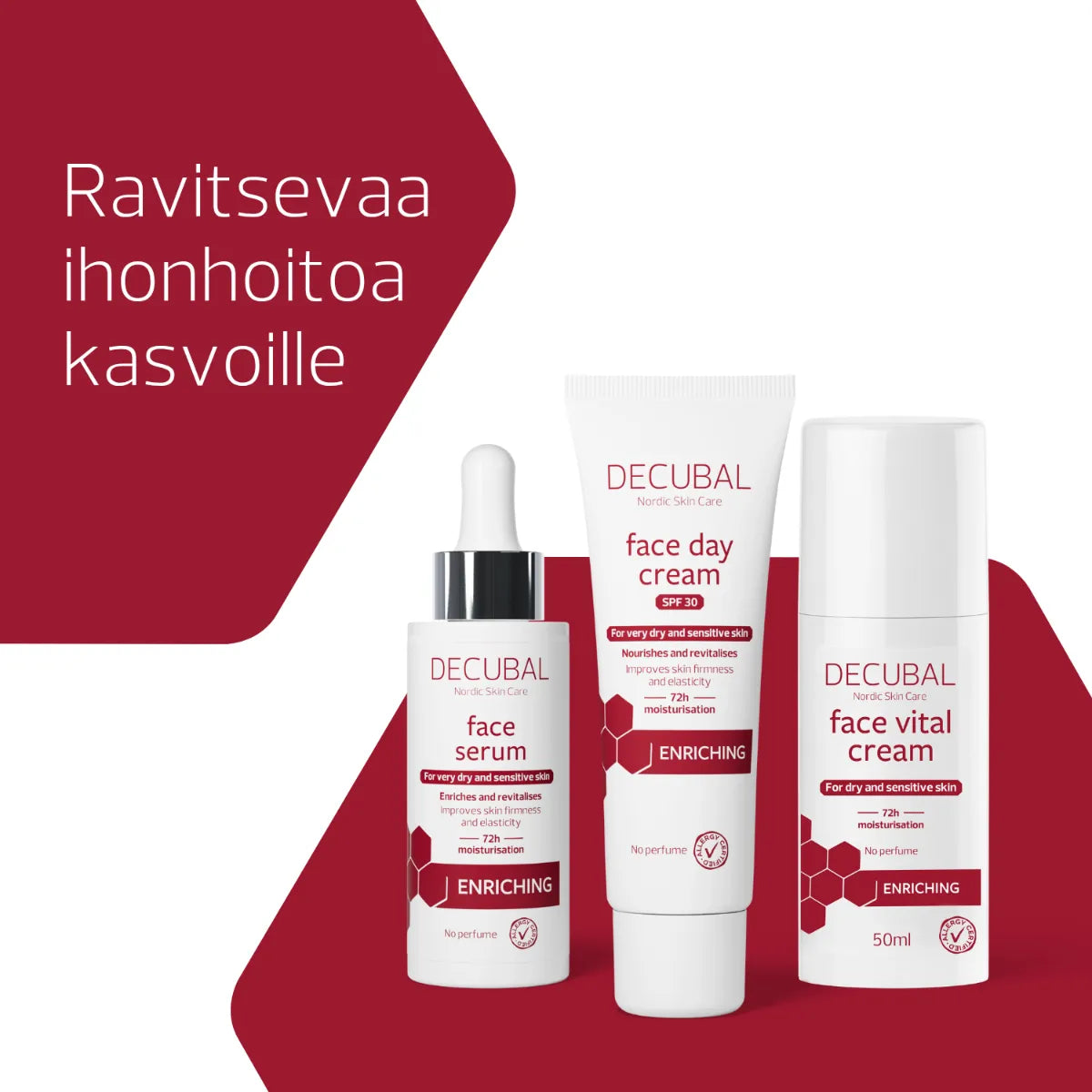 Decubal Enriching Face -sarjan tuotteet