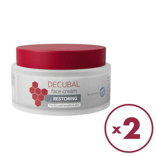 Decubal Face Cream kasvovoide 2 x 75 ml – tuplapakkaus edullisemmin