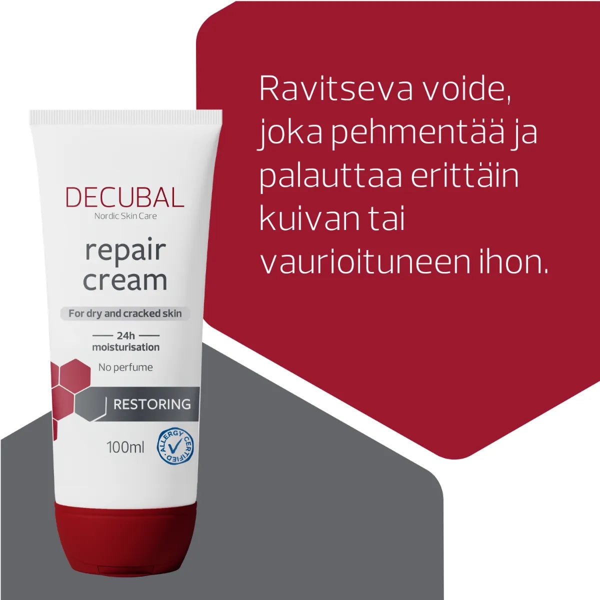 DECUBAL Repair Cream ravitseva voide kuivalle iholle